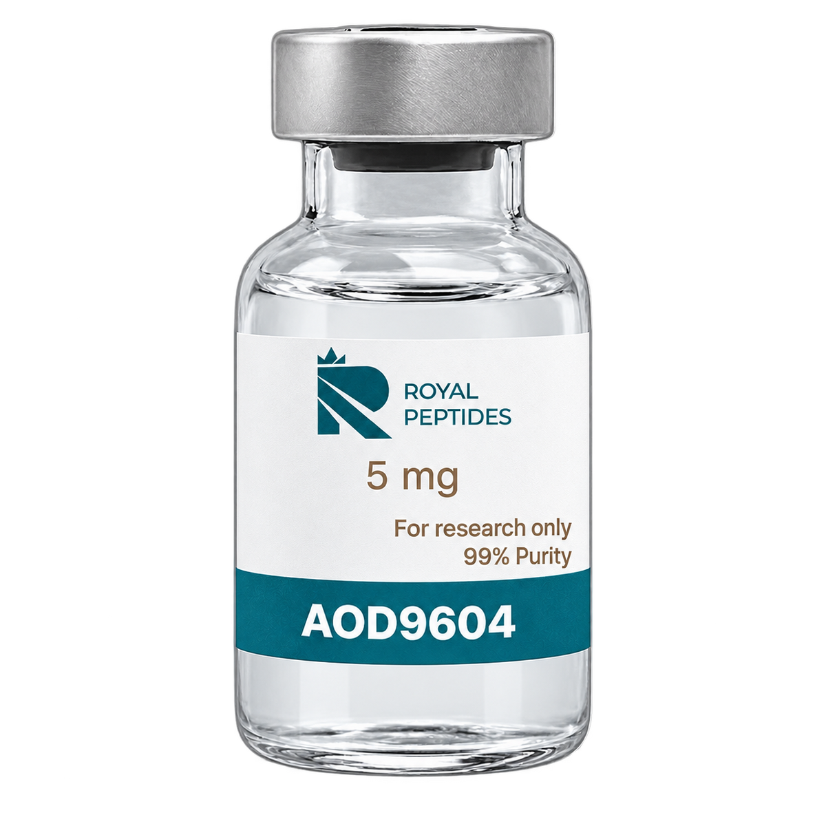 Royal Peptides aod 9604 5mg vial
