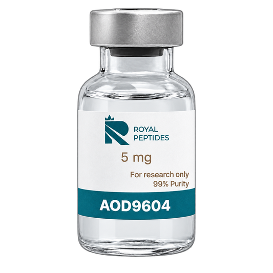 Royal Peptides aod 9604 5mg vial