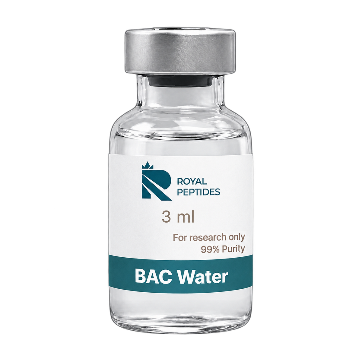Royal Peptides bac water 3ml vial