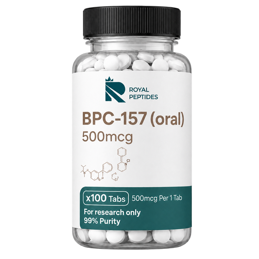 Royal Peptides bpc 157 oral 500mcg vial