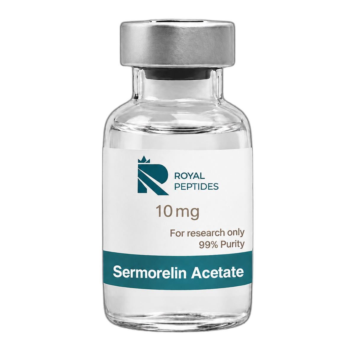 Royal Peptides sermorelin acetate 10mg vial