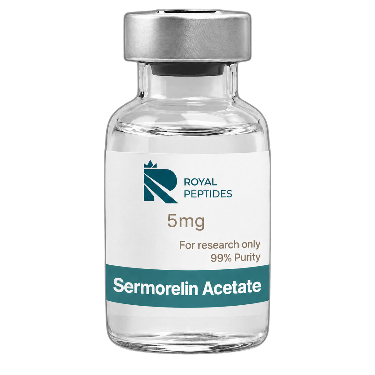 Royal Peptides sermorelin acetate 5mg vial