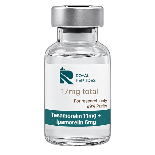 Royal Peptides tesamorelin ipamorelin 11/6mg vial
